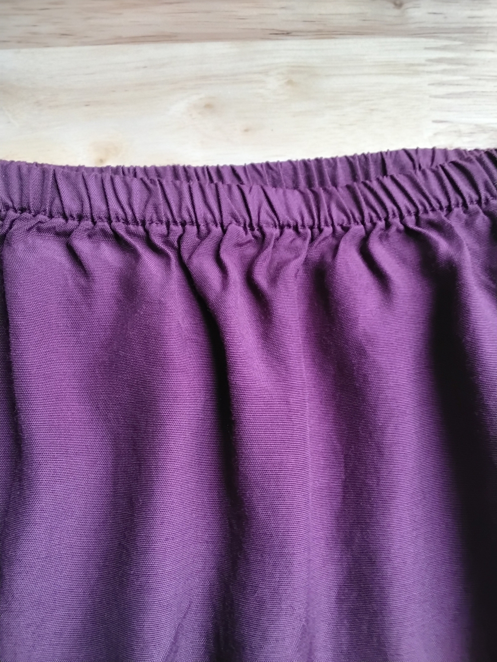 White Stag Tiered Maxi Skirt with Lace And Tulle in Plum Size S - Picture 3 of 4